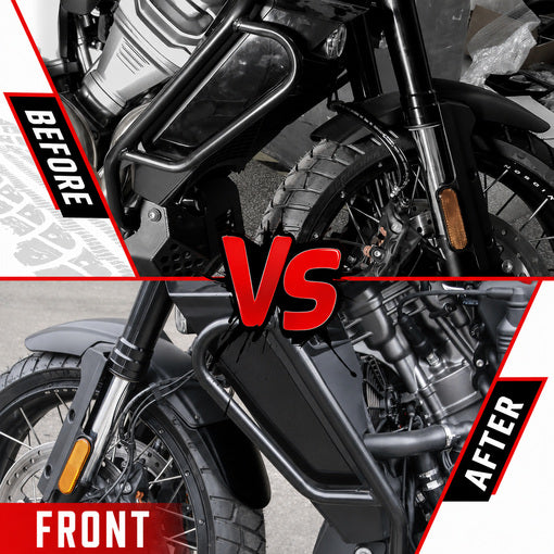 Motorcycle Front & Rear Mudguard Extender Kit