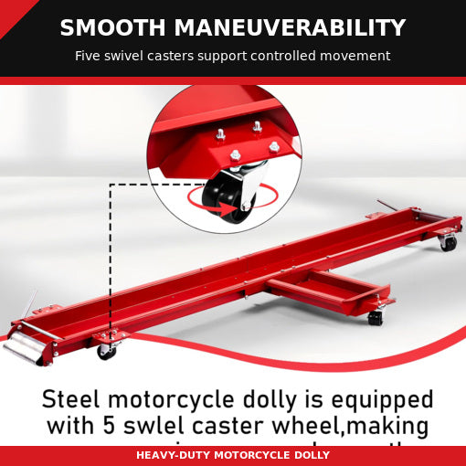 1250LBS Heavy-Duty Motorcycle Mover Dolly