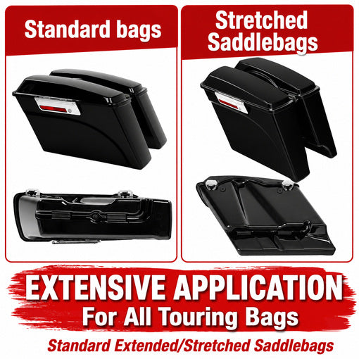 Motorcycle Anti-Vibration Hard Saddlebag Rubber Grommet & Support Cushion