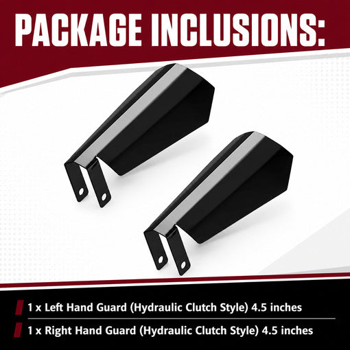 Motorcycle Black Coffin Cut Hand Guards