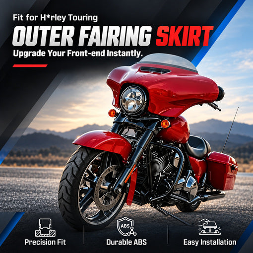 Motorcycle Batwing Outer Lower Fairing Skirt Trim