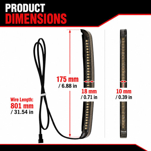 Motorcycle LED Saddlebag Tail Lights