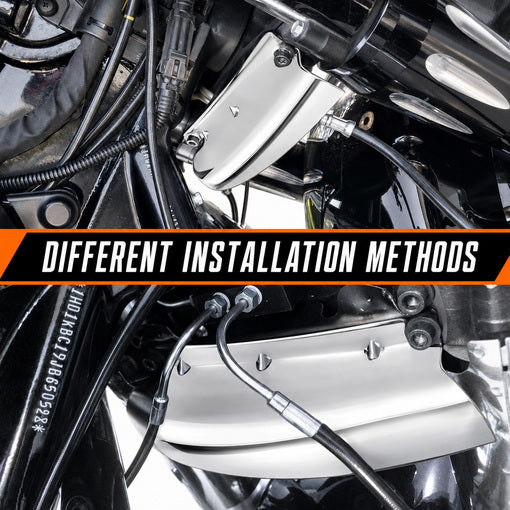 Bolt-On Motorcycle Lower Triple Tree Wind Blocker