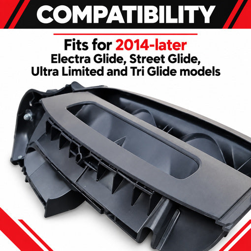Motorcycle Inner Fairing Black Vent Air Duct