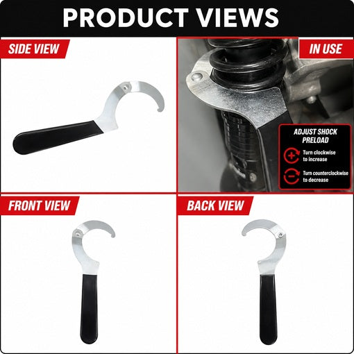Motorcycle Adjustable Shock Spanner Wrench Tool