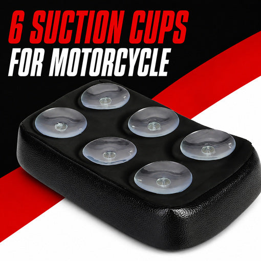 Motorcycle Leather Pillion Pad Rear Passenger Seat