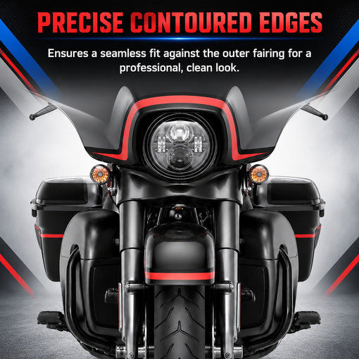 Motorcycle Batwing Outer Lower Fairing Skirt Trim