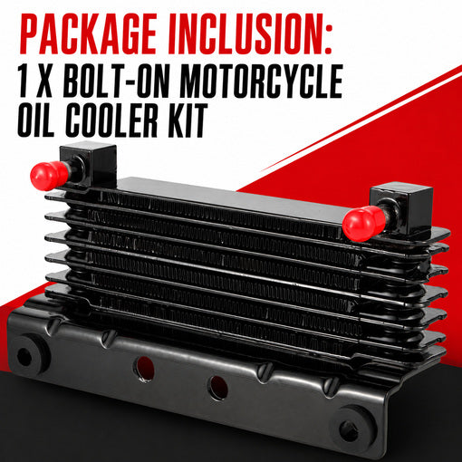 Bolt-On Motorcycle Oil Cooler Kit