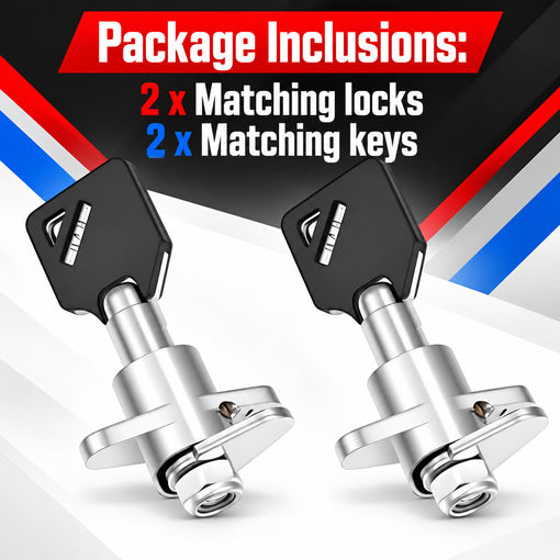 Motorcycle Hard Saddlebag Saddle Bags Lock Replacement Set