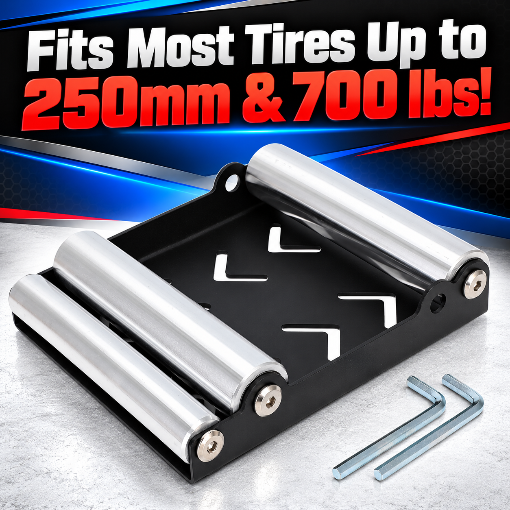 Motorcycle Wheel Cleaning Stand with Cleaning Brush Kit