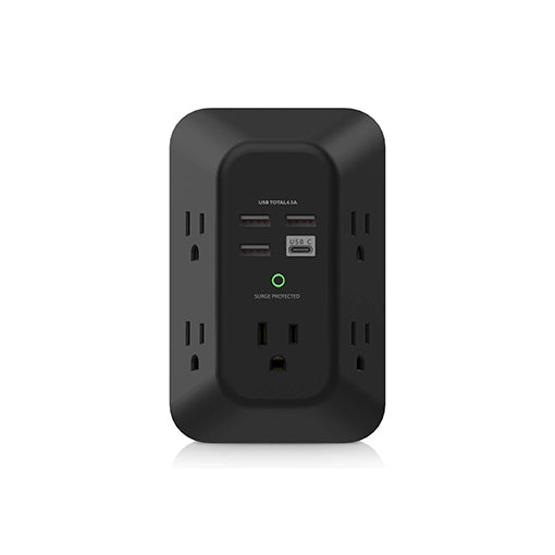 9-In-1 Wall Outlet Extender With 4 USB Ports