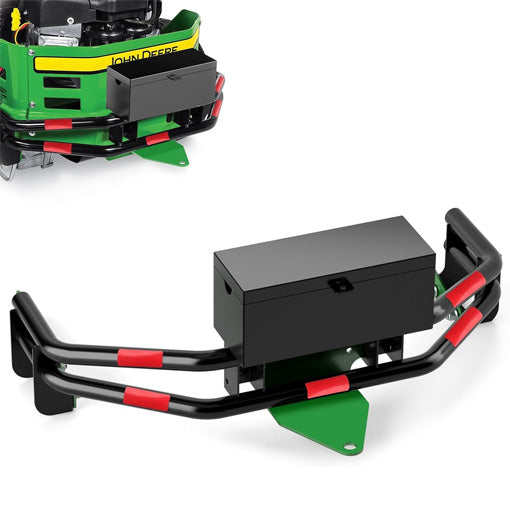 Zero Turn Lawn Mower Rear Bumper Hitch with Toolbox