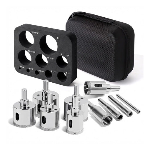 Diamond Core Drill Bits with EVA Guide Jig Kit