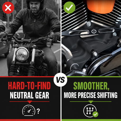 Motorcycle Shift Linkage + Ez Shift Neutral Gear Assist Kit