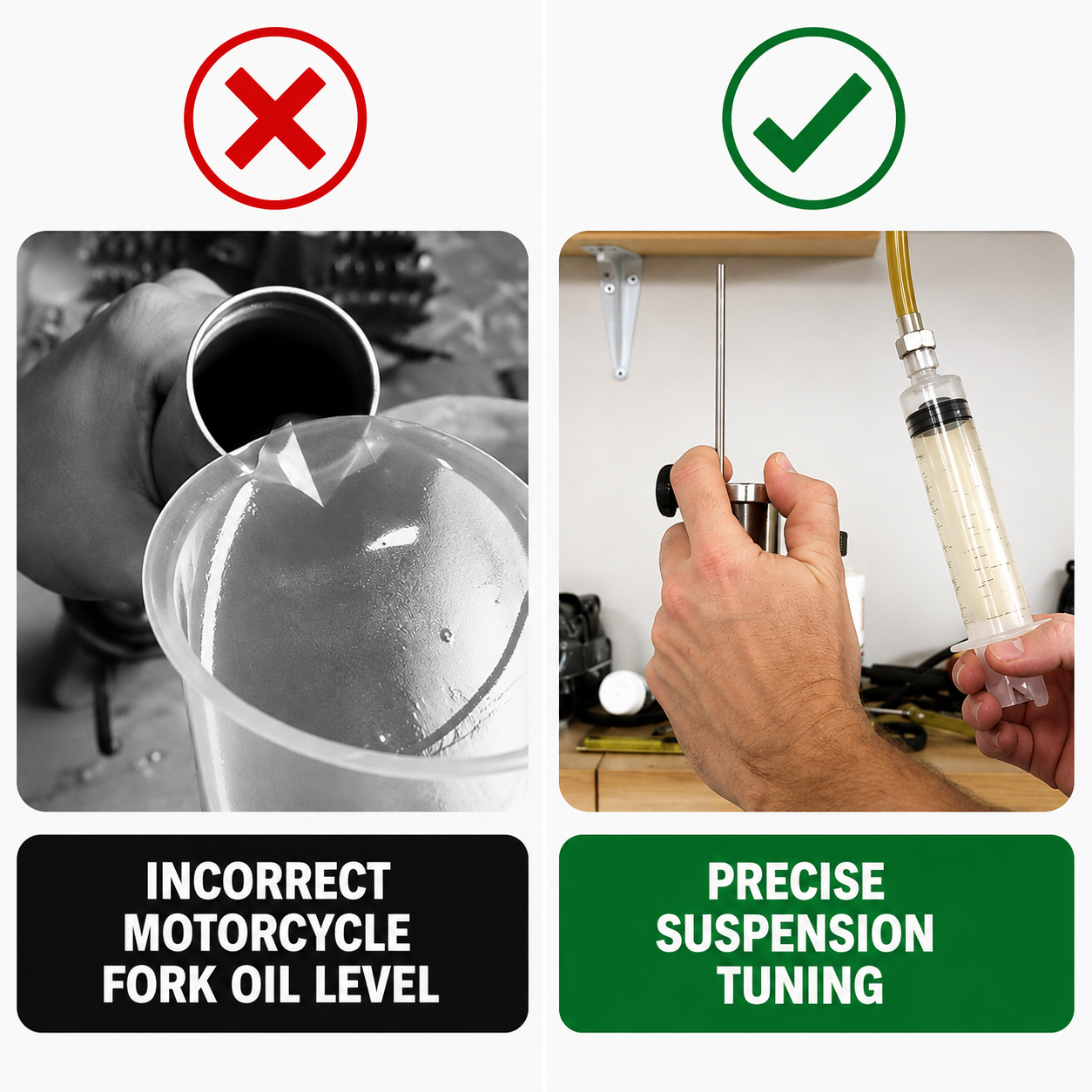 Motorcycle Fork Oil Level Tool