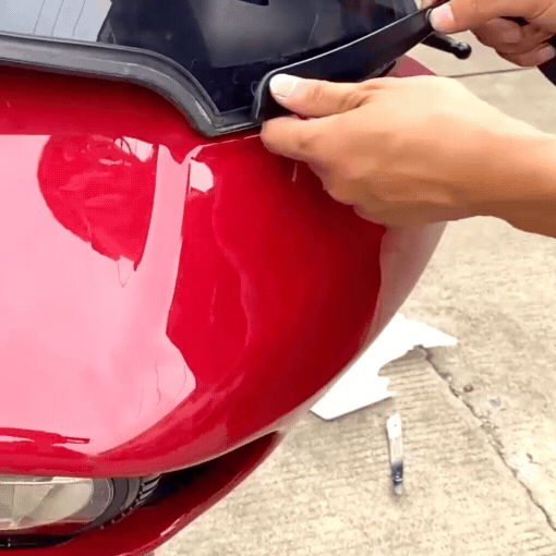 Motorcycle Split Windshield Side Trim