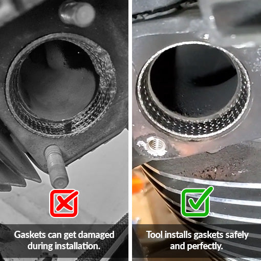 Motorcycle Exhaust Gasket Seal Installer Tool (1984–Present)
