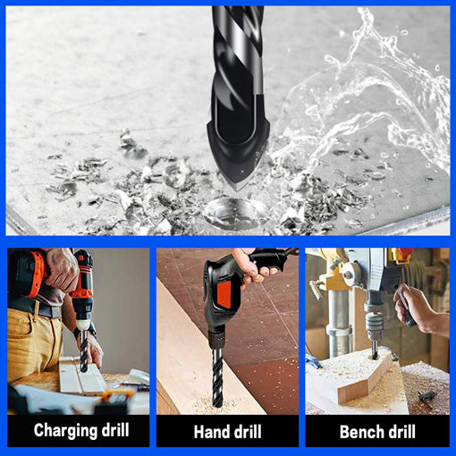 10-Piece Masonry Drill Bit Set