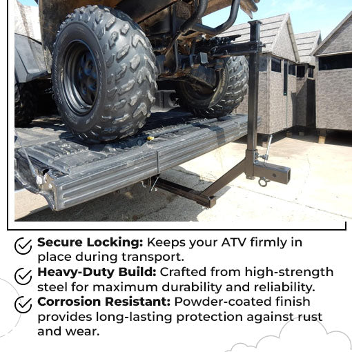 Trailer Hitch 4-Wheeler ATV Tie Down