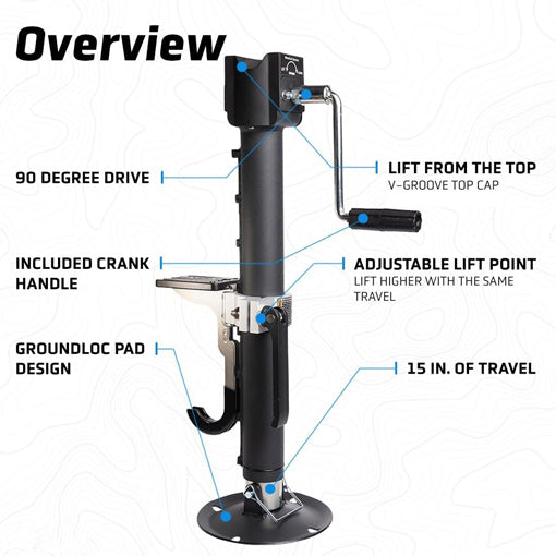 Upgraded Heavy Duty Manual Lift Jack