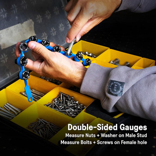 Flexible Nut and Bolt Male and Female Thread Gauge Checker