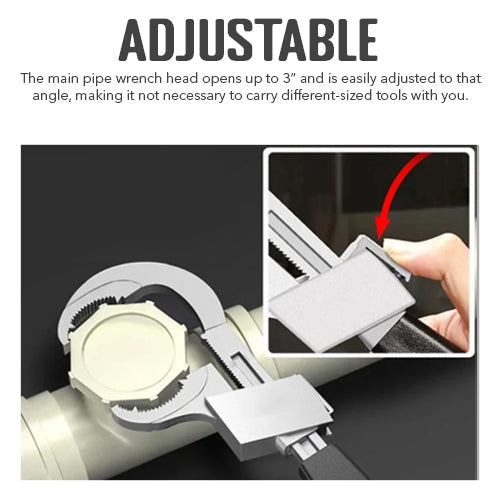 Double-Ended Pipe Wrench