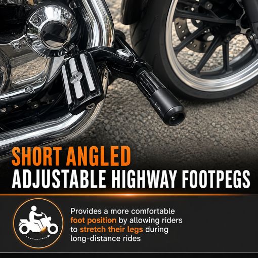 Short Angled Adjustable Highway Peg Kit