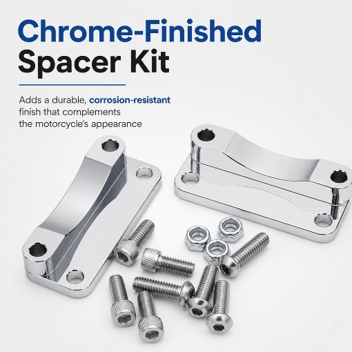 Motorcycle Front Fender Spacer Bracket Relocator Kit