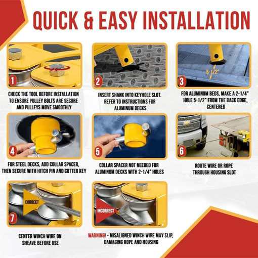 Trailer Hitch 4-Wheeler ATV Tie Down