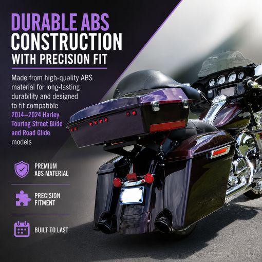 5" Motorcycle Rear Fender Extension Stretched Filler