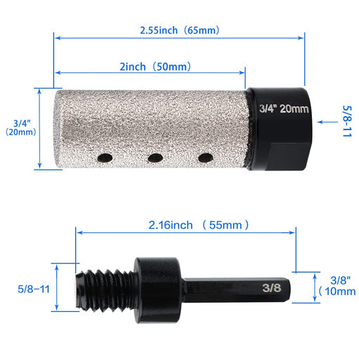 Diamond Finger Milling Bits