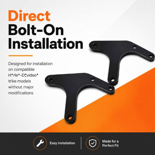 Motorcycle 1.5'' Rear Suspension Lift Leveling Bracket Kit