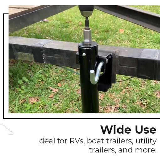 1/2'' Jack Shaft Trailer Jack Drill Adapter