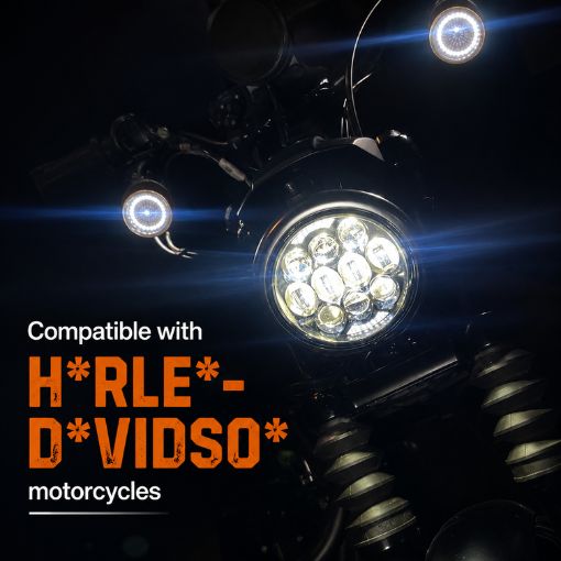 Upgraded 5.75 inch Motorcycle LED Headlight Replacement