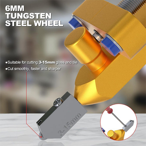 2-in-1 Glass Cutting Tool Kit