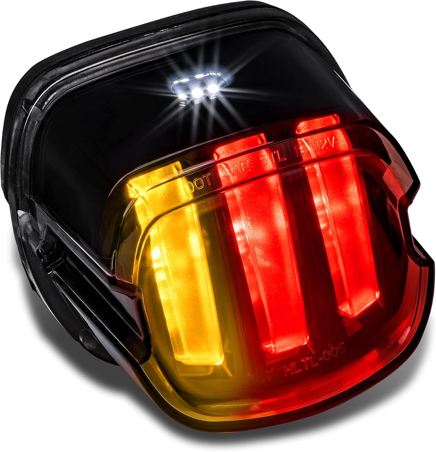 Motorcycle Stripe-Design LED Brake Tail Light with F1 Turn Signal
