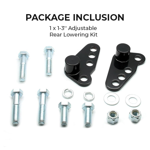 1-3'' Adjustable Rear Lowering Kit
