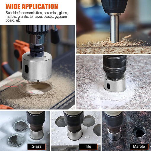 Diamond Core Drill Bits with EVA Guide Jig Kit