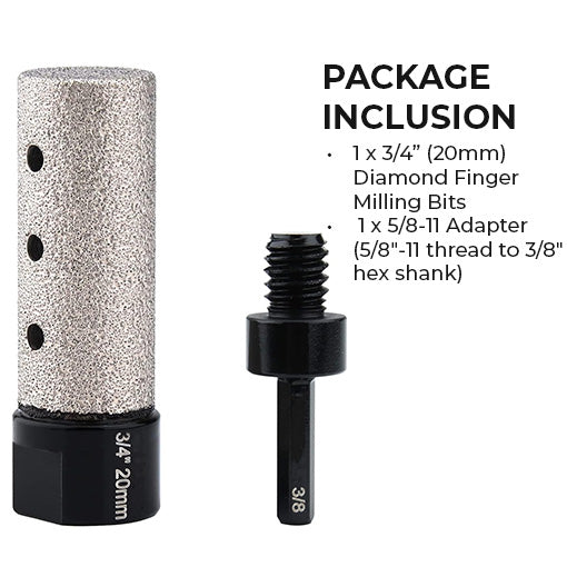 Diamond Finger Milling Bits