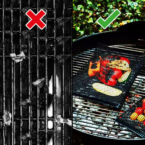 BBQ Grilling Bags (2 pcs.) with Basting Brush