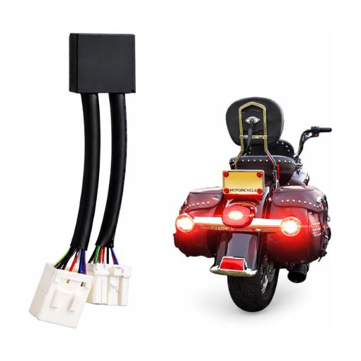 Plug-and-Play Motorcycle Lights Run/Brake/Turn Module