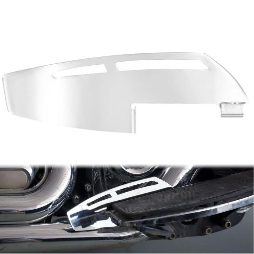 Bolt-On Motorcycle Right-side Rider Footboard Heel Guard