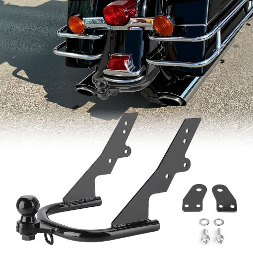 Bolt-On Motorcycle Trailer Hitch with Ball