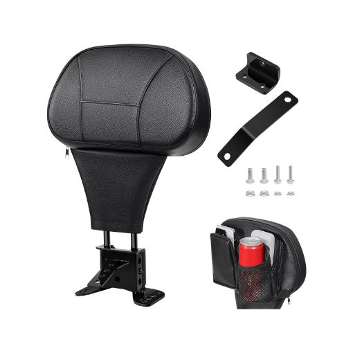 Adjustable Detachable Plug-in Rider Back Rest