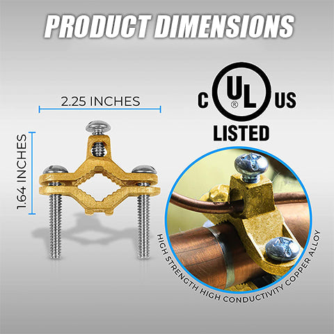 1/2"-1" Ground Pipe Clamp