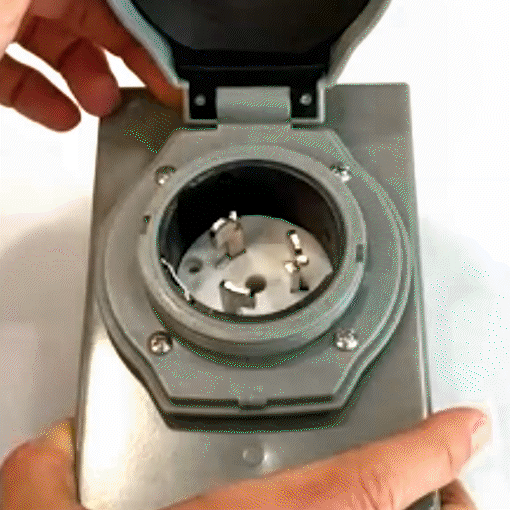 50 Amp Generator Power Inlet Box