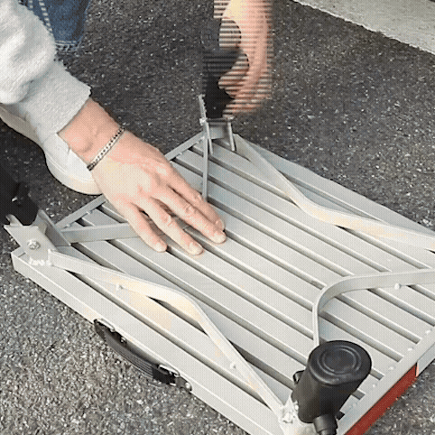 Height Adjustable RV Step Wide Platform