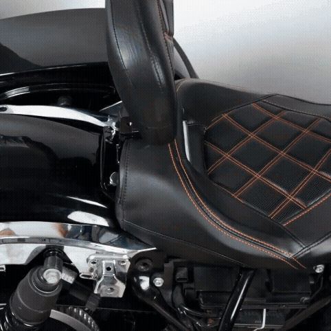 Motorcycle Adjustable Plug-in Driver Backrest