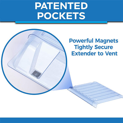 Under Furniture Magnetic Air Vent Extender