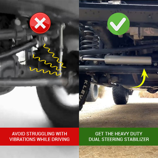 Heavy Duty Dual Steering Stabilizer